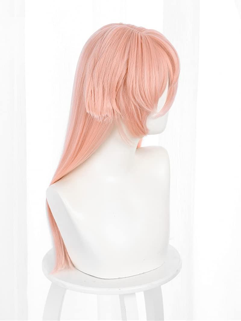 Pink Gradient Heat Resistant Wig For Cosplay Yanfei Anime Wig Halloween Costume Wig Pink -