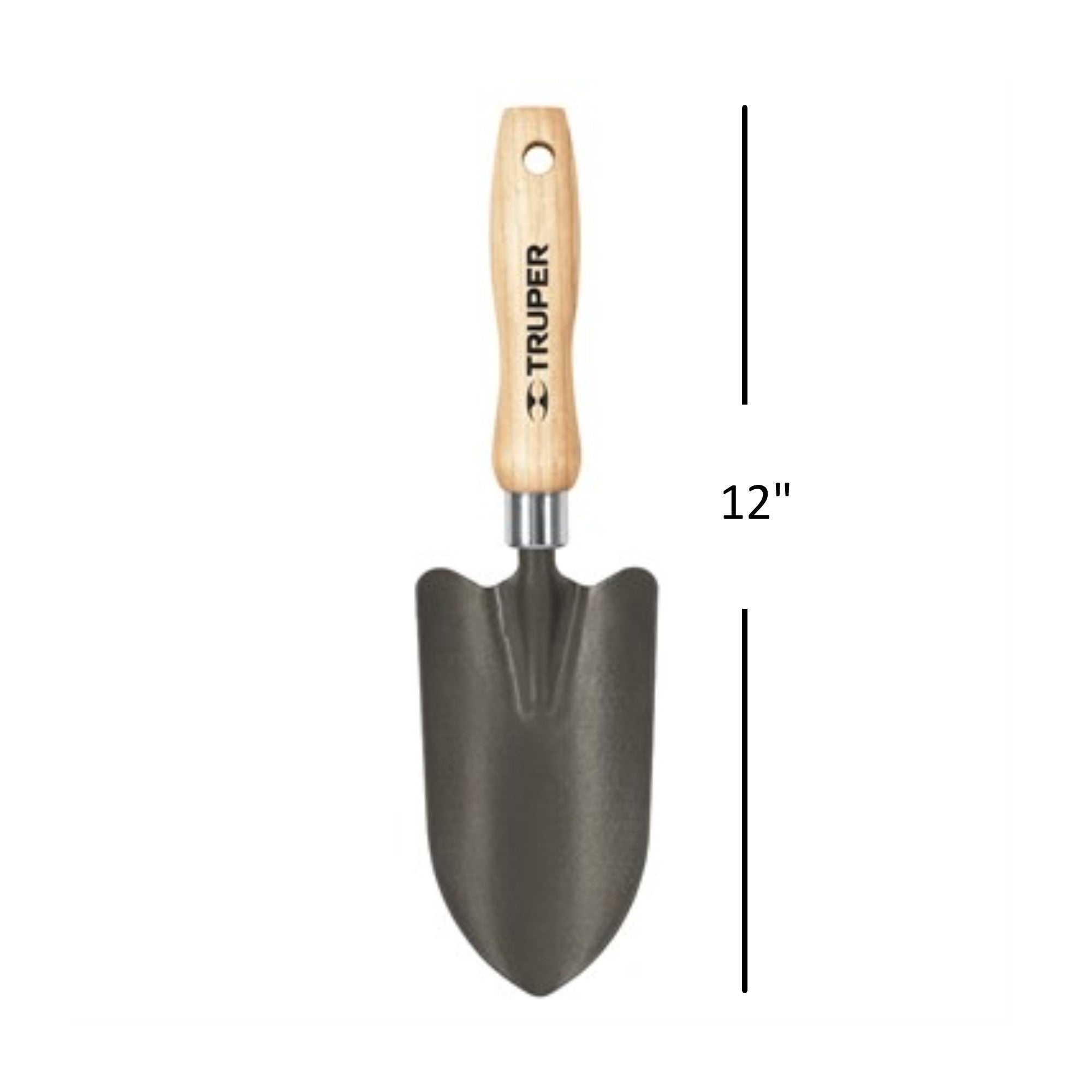 Truper Floral Garden Tool Trowel, Ash Handle, 6-Inch