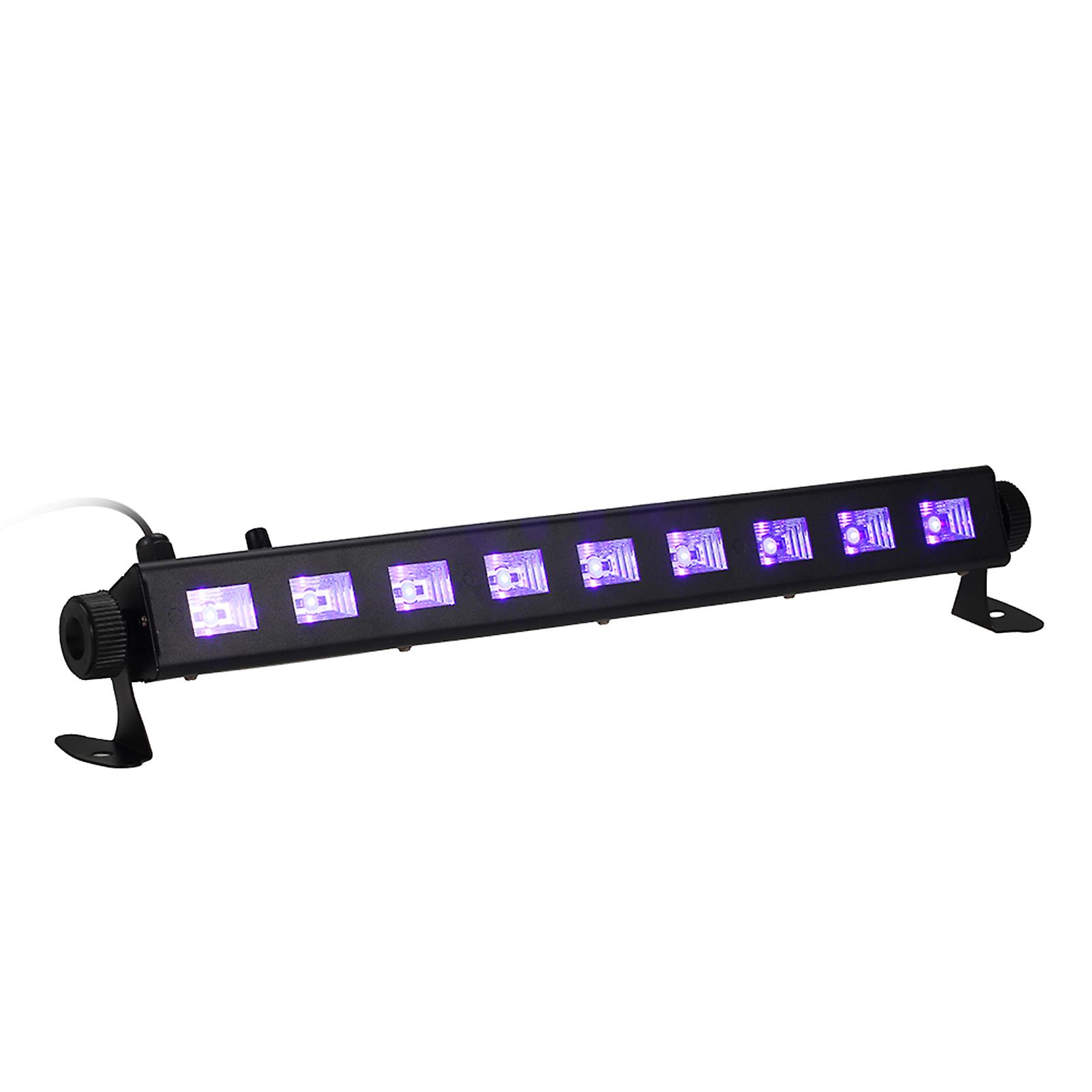 Tomshine Dimmable Led Uv Bar Black Light Lamp Fixture Portable High Bright 9leds Total Power 27w For Bar Club Party Restaurant Atmosphere Decoration N