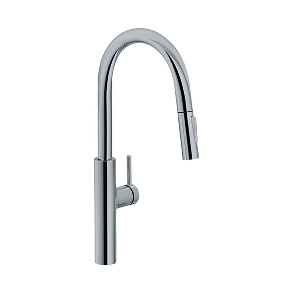 Pescara Pull Down Kitchen Faucet - Satin Nickel