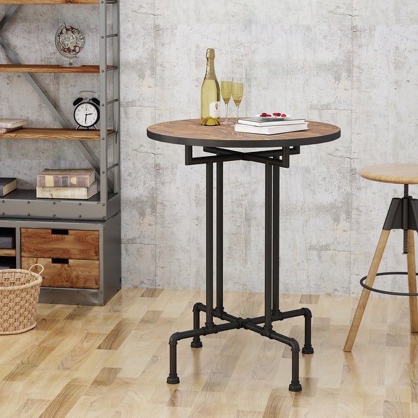 Westleigh Industrial Faux Wood Bar Table by Christopher Knight Home