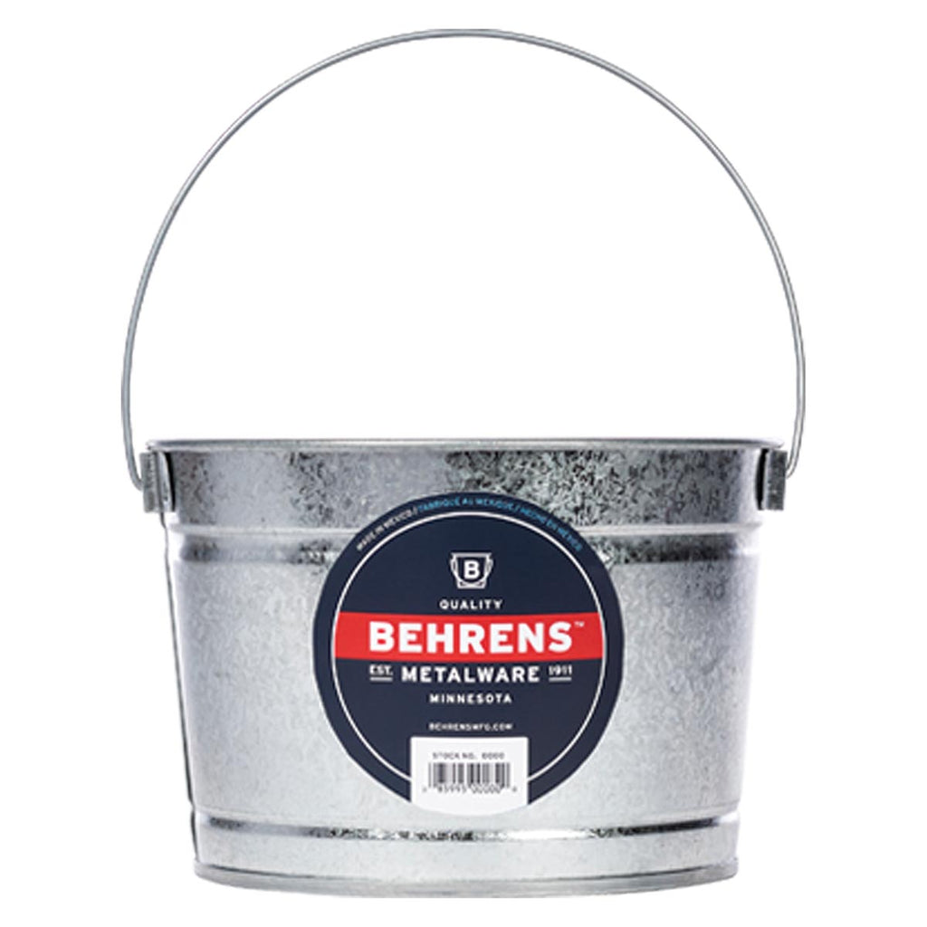 Behrens Galvanized Steel Pail， 2.5 Quart