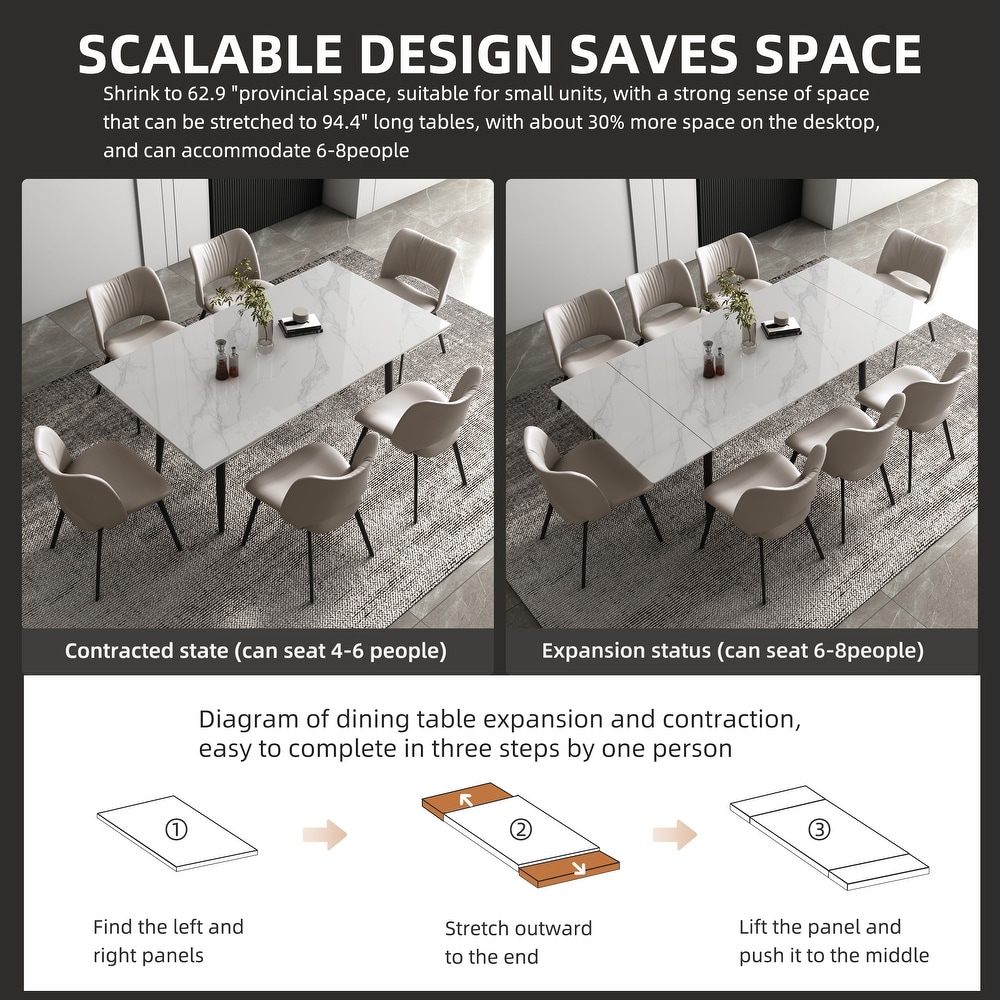 8 person Drop Leaf Dining Set