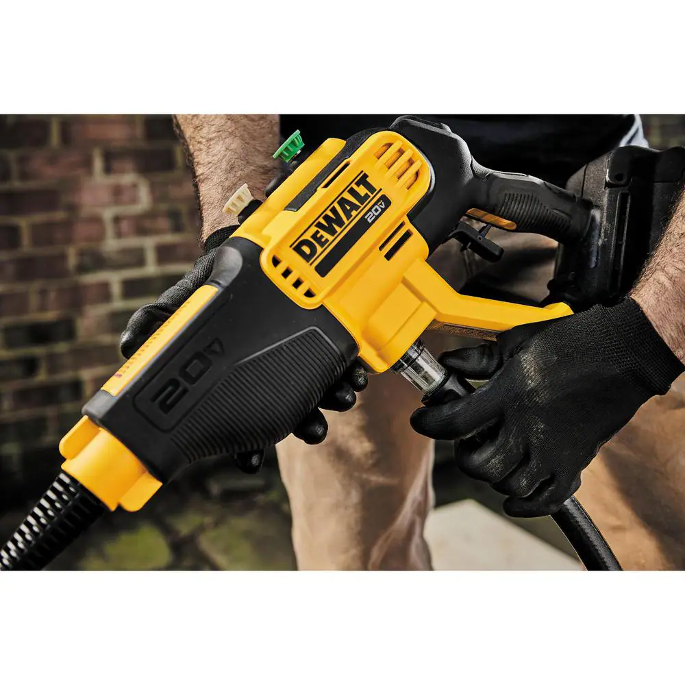 DEWALT DCPW550P1 20V MAX 550 PSI 1.0 GPM Cold Water Cordless Electric Power Cleaner with 4 Nozzles， (1) 5.0 Ah Battery and Charger