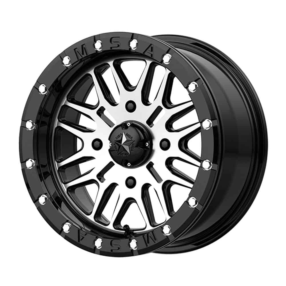 MSA Offroad Wheels M37 BRUTE BEADLOCK MA37 18X7 4X137 G-BLK MACH 10MM