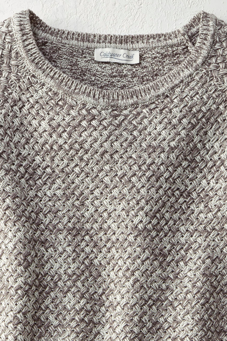Marled Fringed Sweater - Coldwater Creek
