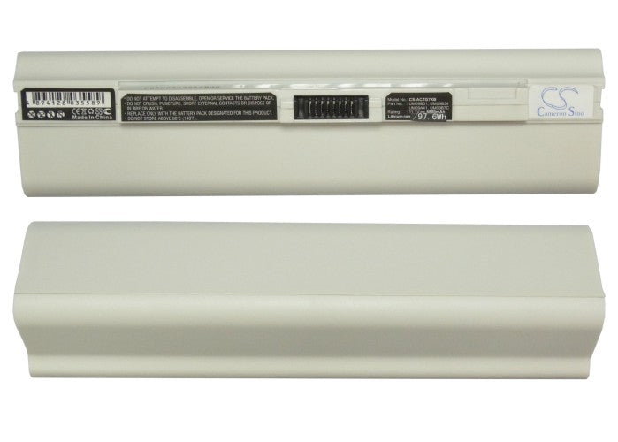 Acer Aspire One 531 Aspire One 751 A White 8800mAh Replacement Battery BatteryClerkcom Laptop and Notebook