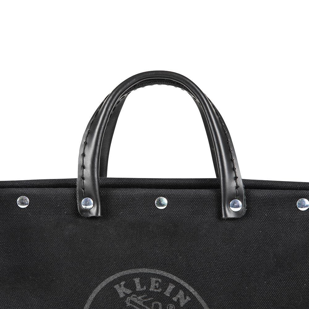 Klein Tools Deluxe Black Canvas Tool Bag 18-Inch 510218SPBLK from Klein Tools