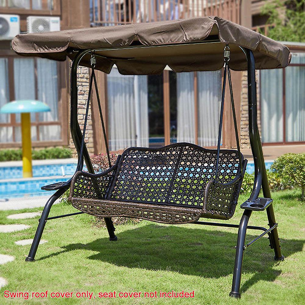 Black 190 Outdoor Top Swing Canopy Waterproof Cover Garden Sun Shade Patio Swing Cover Case Chairs Hammock Cover Pouch