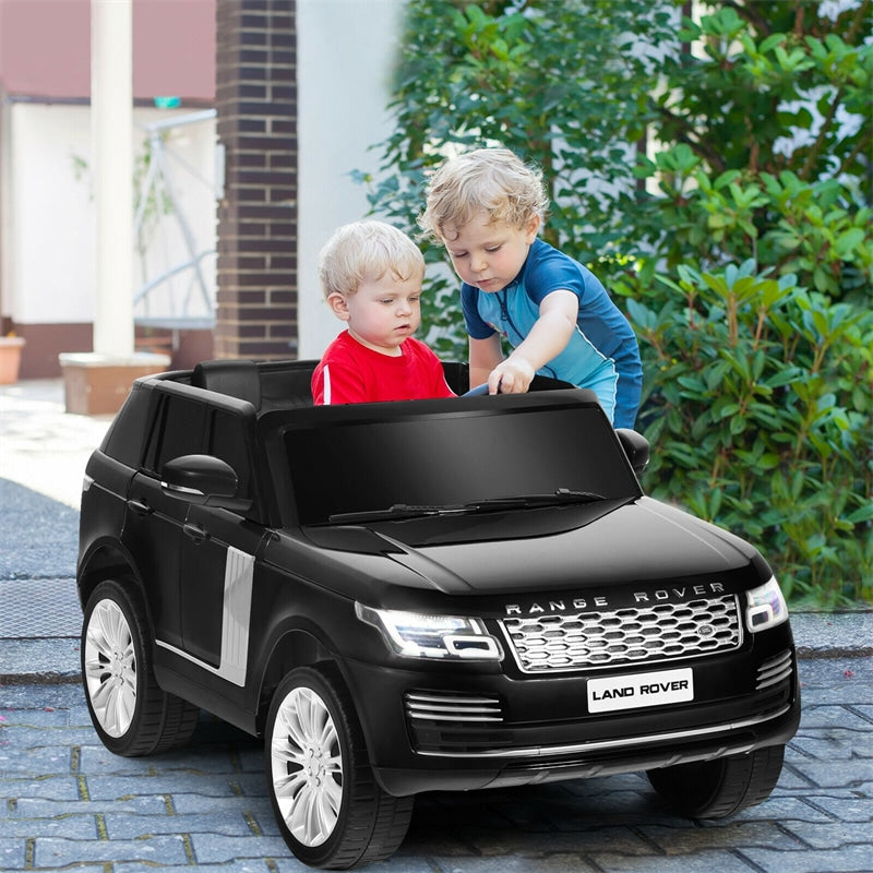 2-Seater Land Rover Licensed Kids Ride On Car 24V Battery Powered Electric Riding Toy Truck with 4WD Remote