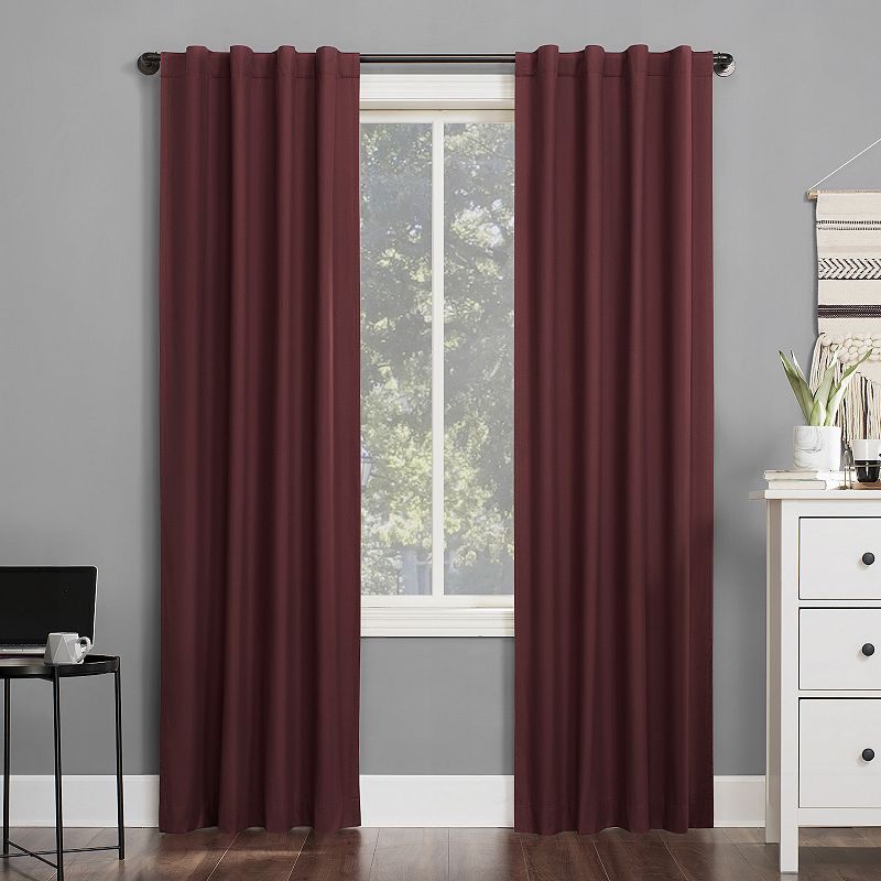 Sun Zero Cyrus Thermal 100% Blackout Back Tab Window Curtain