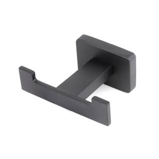 Dyconn Chicago Series Bathroom Towel Hook in Black BCGHK-BLK