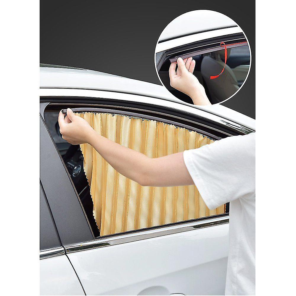 Sun Protection Car With Curtain Sun Protection Magnetic For Baby Uv Protection Heat Protection and For Darkening (70 X 45 Cm)