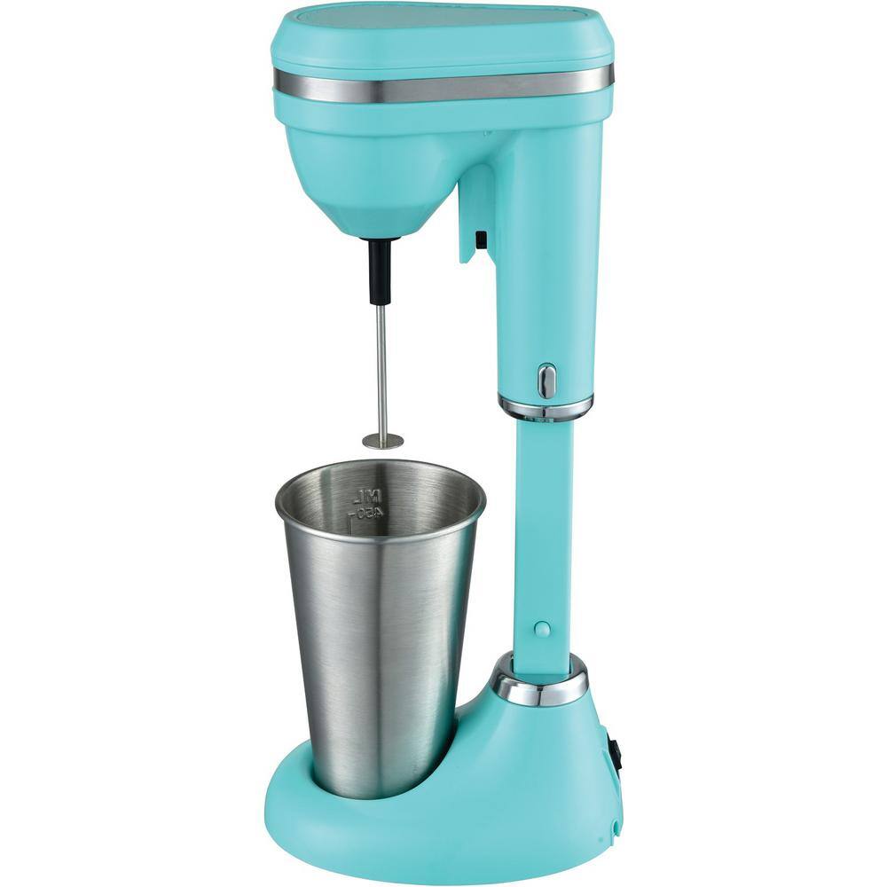 Brentwood Appliances 25 oz. Single Speed Turquoise Classic Milkshake Maker SM-1200B