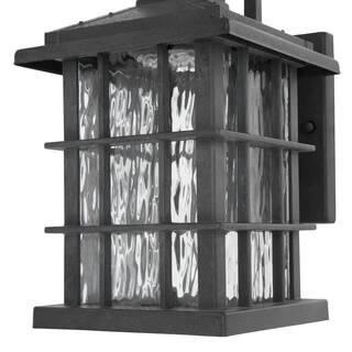 Home Decorators Collection Summit Ridge Collection Zinc Motion Sensor Outdoor Integrated LED Wall Lantern Sconce CQH1691LS-2