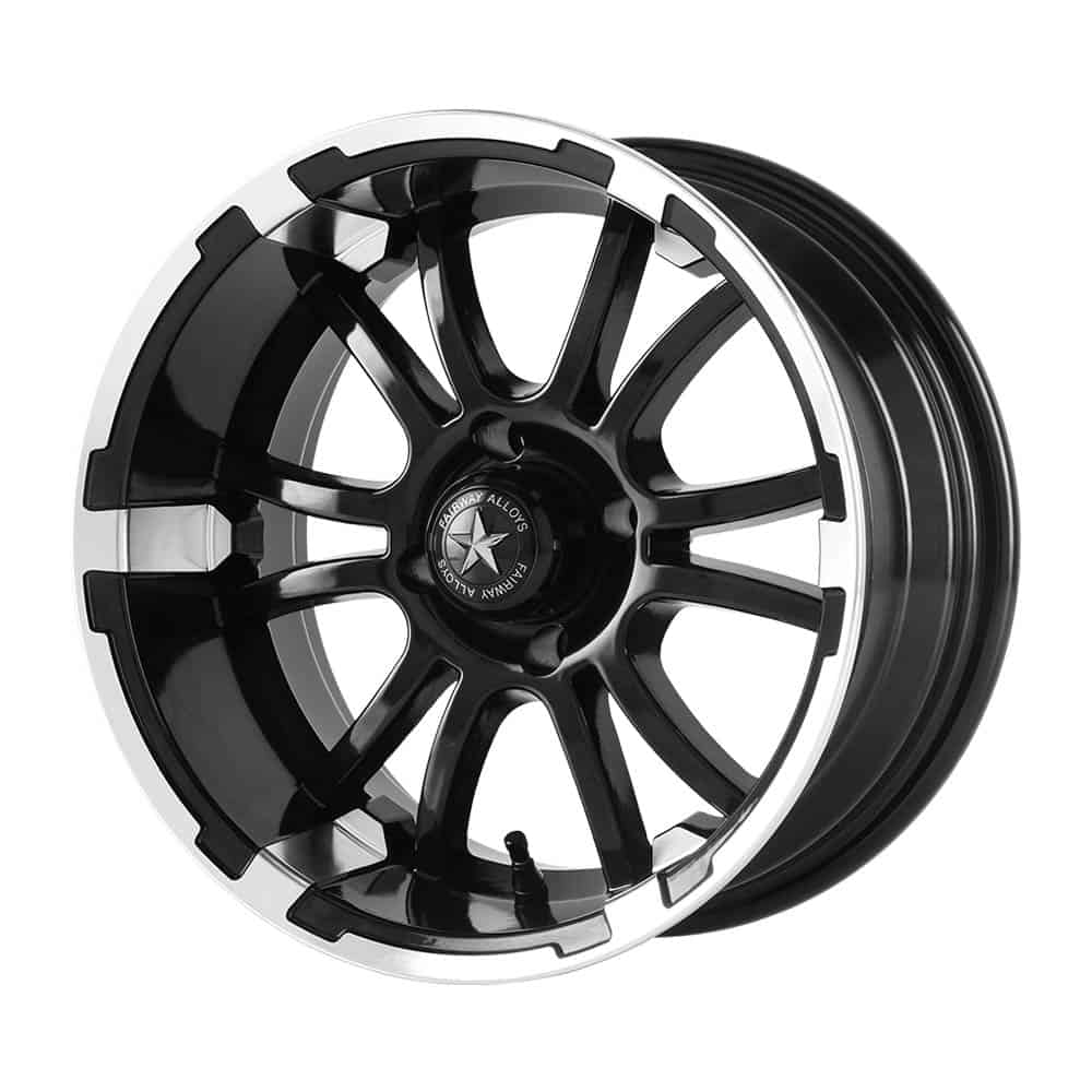 Fairway Alloys FA134 SIXER FA134 14X6.5 4X4.0 MACH M-BLK -20MM