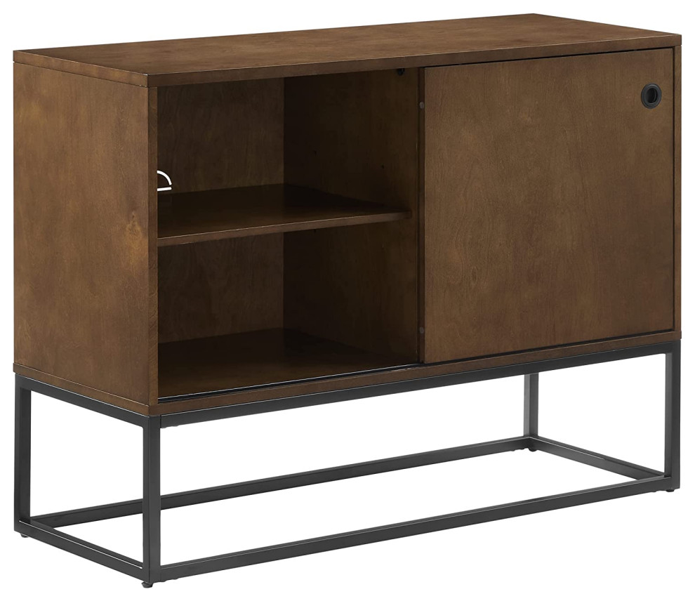 Byron Media Console   Industrial   Entertainment Centers And Tv Stands   by Pot Racks Plus  Houzz