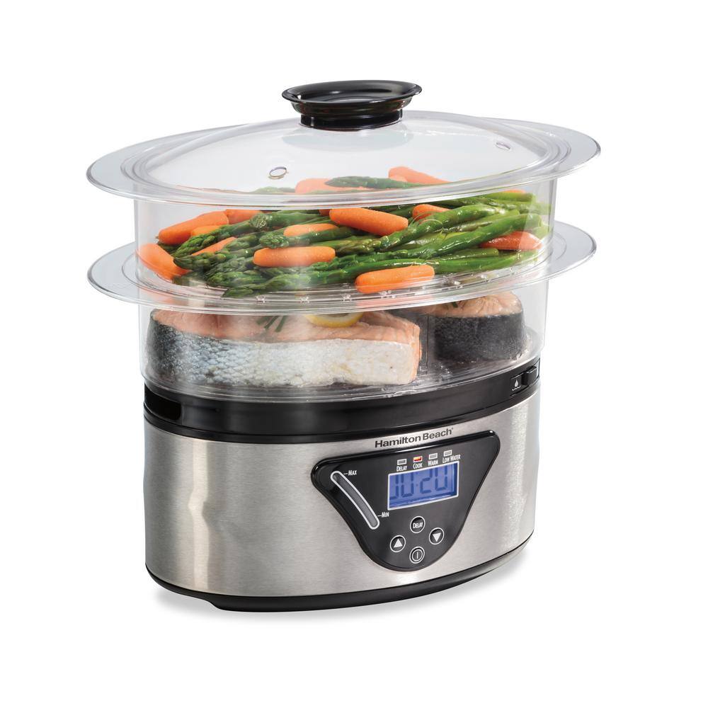 Hamilton Beach 22-Cup Stainless Steel Digital Food Steamer 37530A