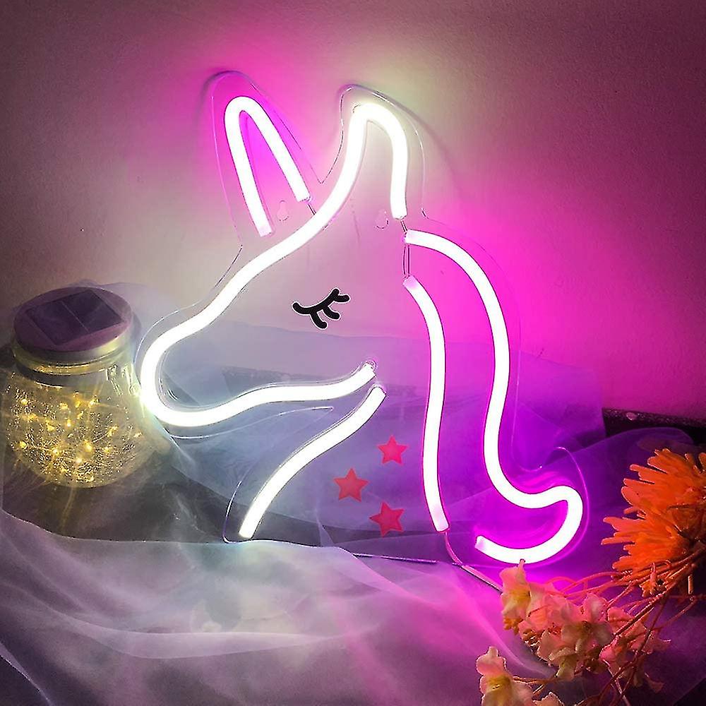 Usb Operated 3d Acrylic Led Signs Neon Lights For Bedroom | Light Up Neon Signs For Wall Decor Birthday Wedding Party Halloween Christmas Room