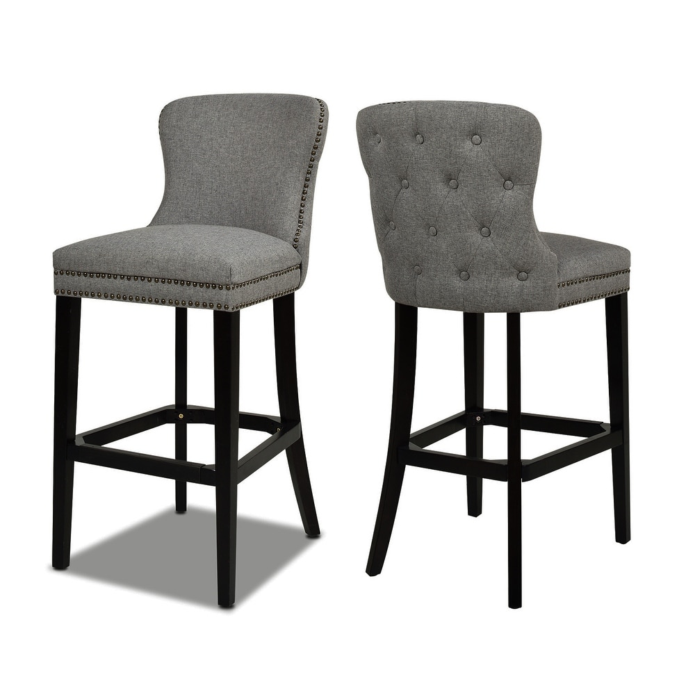 Sonoma Tufted Armless Counter or Bar Stools (Set of 2)