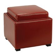 Safavieh Bobbi Tray Storage Ottoman