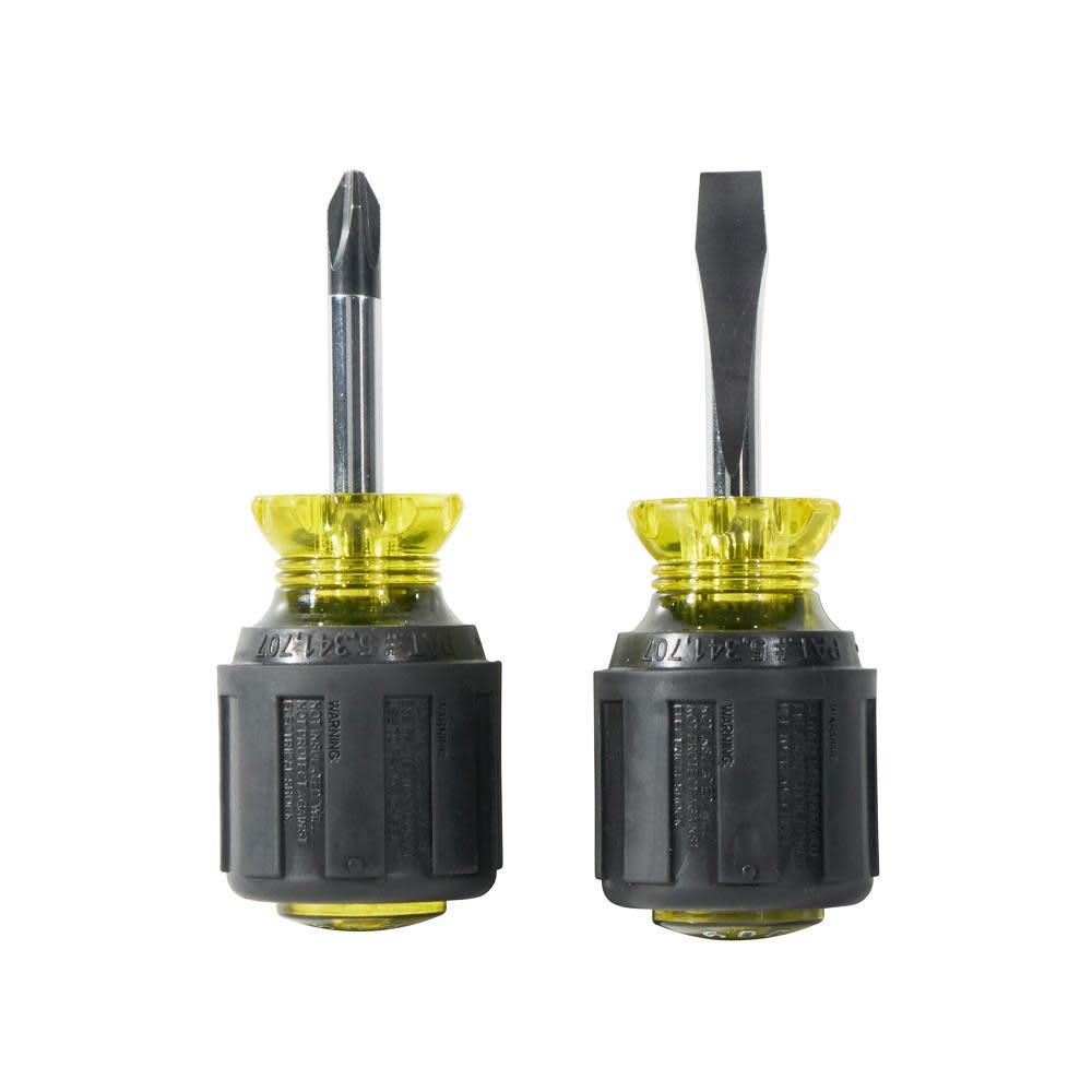 2 Piece Stubby Screwdriver Set ;