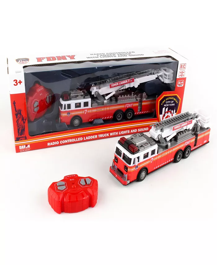 FDNY Radio Control Ladder Fire Truck Lights Sound Daron Worldwide  11