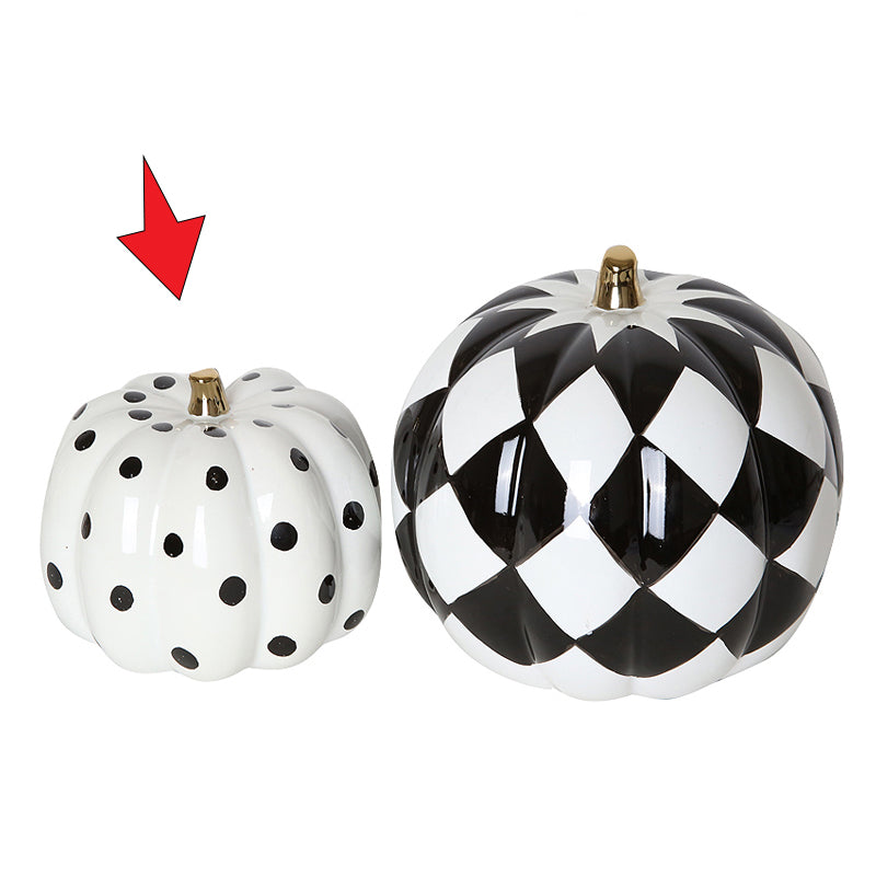 Grid Pumpkin Decoration-B Fa-D1988B