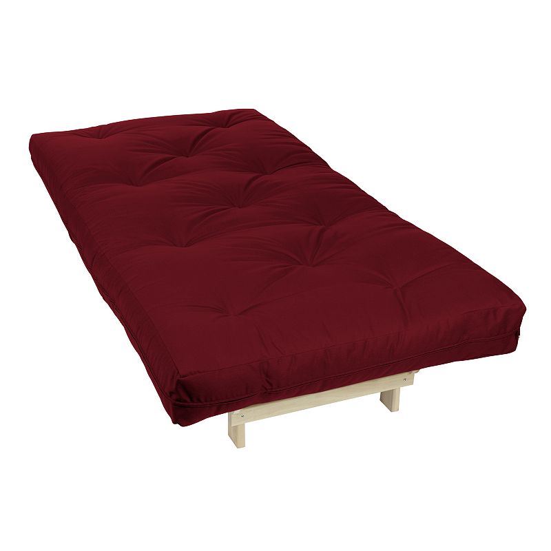 6-in. Faux Suede Futon Mattress