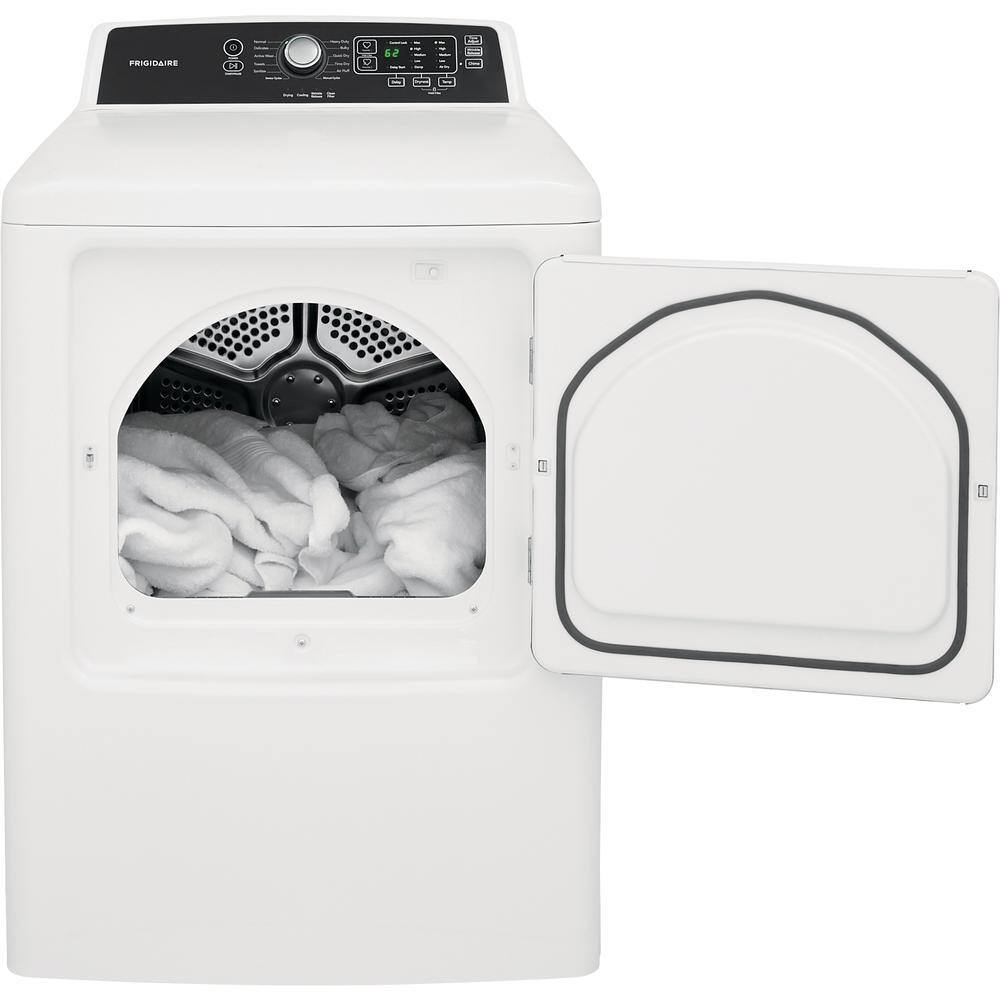 Frigidaire 6.7 cu. ft. White Free Standing Gas Dryer FFRG4120SW