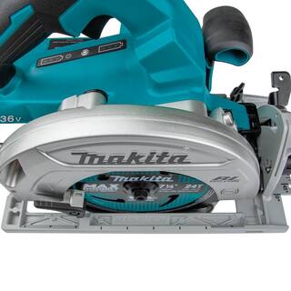 Makita 18V X2 LXT (36V) Brushless Cordless 7.25 in. Circular Saw (Tool-Only) wBonus 7.25 in. Carbide-Tipped Saw Blade XSH06Z-B61656