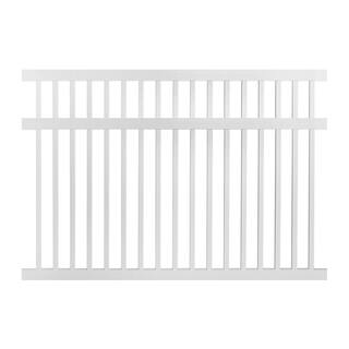 Weatherables Neptune 5 ft. H x 6 ft. W White Vinyl Pool Fence Panel PWPO-1.5-5x6