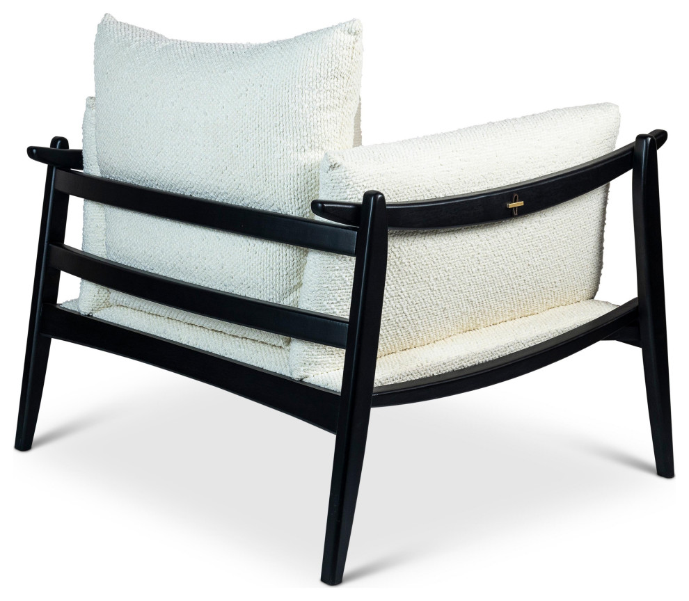 Modern Brazilian  Hara  Accent Chair   Midcentury   Armchairs And Accent Chairs   by Urbia  Houzz