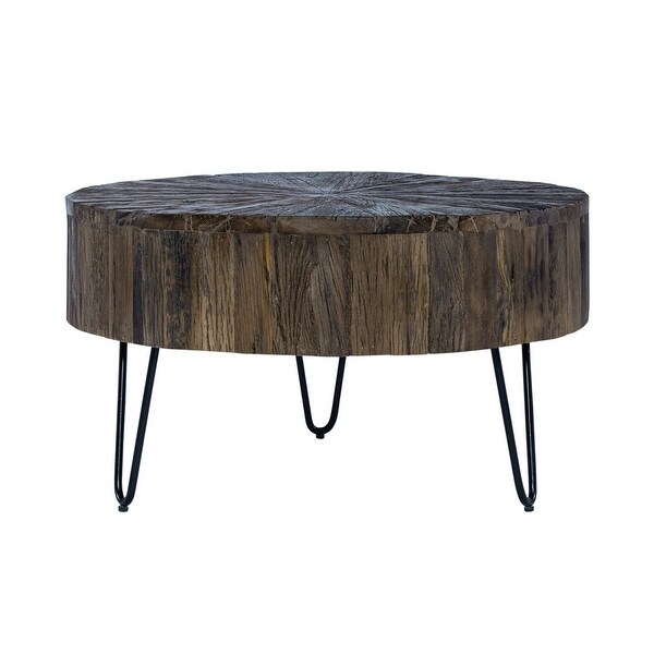 Canyon Railroad Brown Accent Cocktail Table