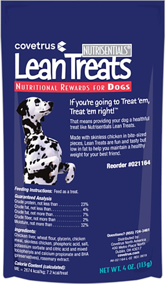 Nutrisentials Lean Dog Treats， 4-oz bag