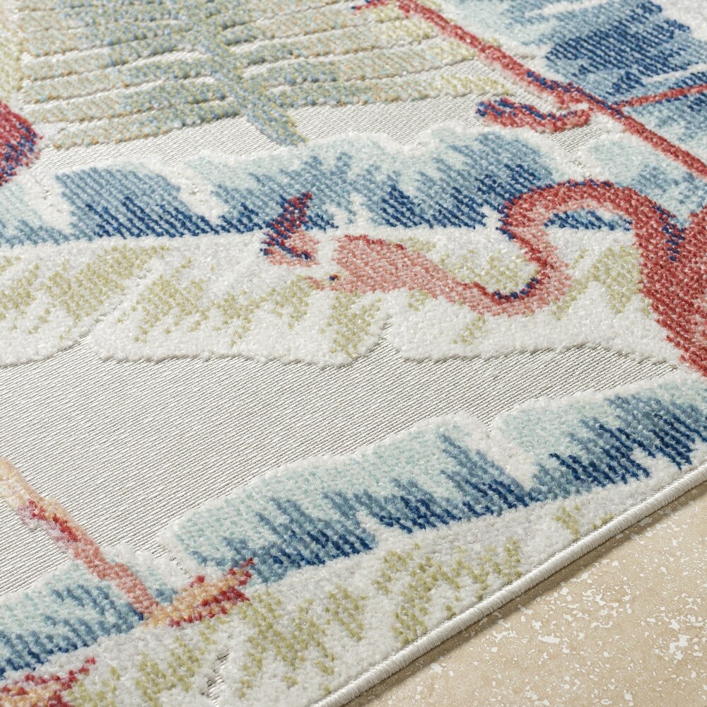 Artistic Weavers Lakeside Tropical Floral Outdoor Area Rug