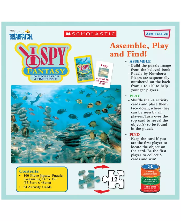 Briarpatch I Spy Fantasy Search Find Puzzle Set 124 Piece