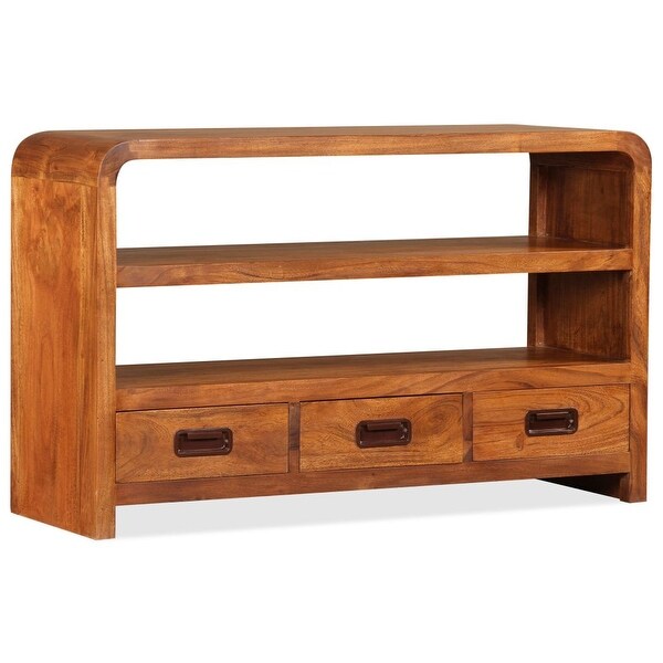 vidaXL TV Cabinet Solid Wood Acacia 35.4