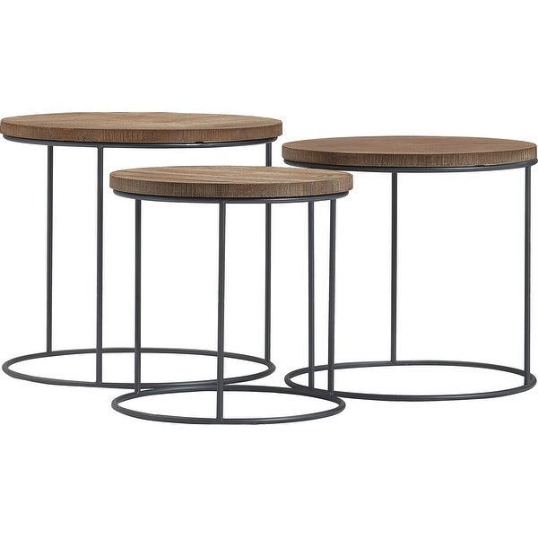 Tommy Hilfiger Berkshire Nesting Side Tables， Set of 3