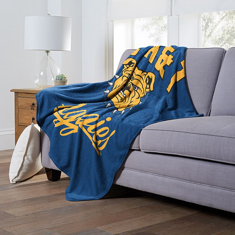 The Northwest North Carolina AandT Aggies Alumni Silk-Touch Throw Blanket