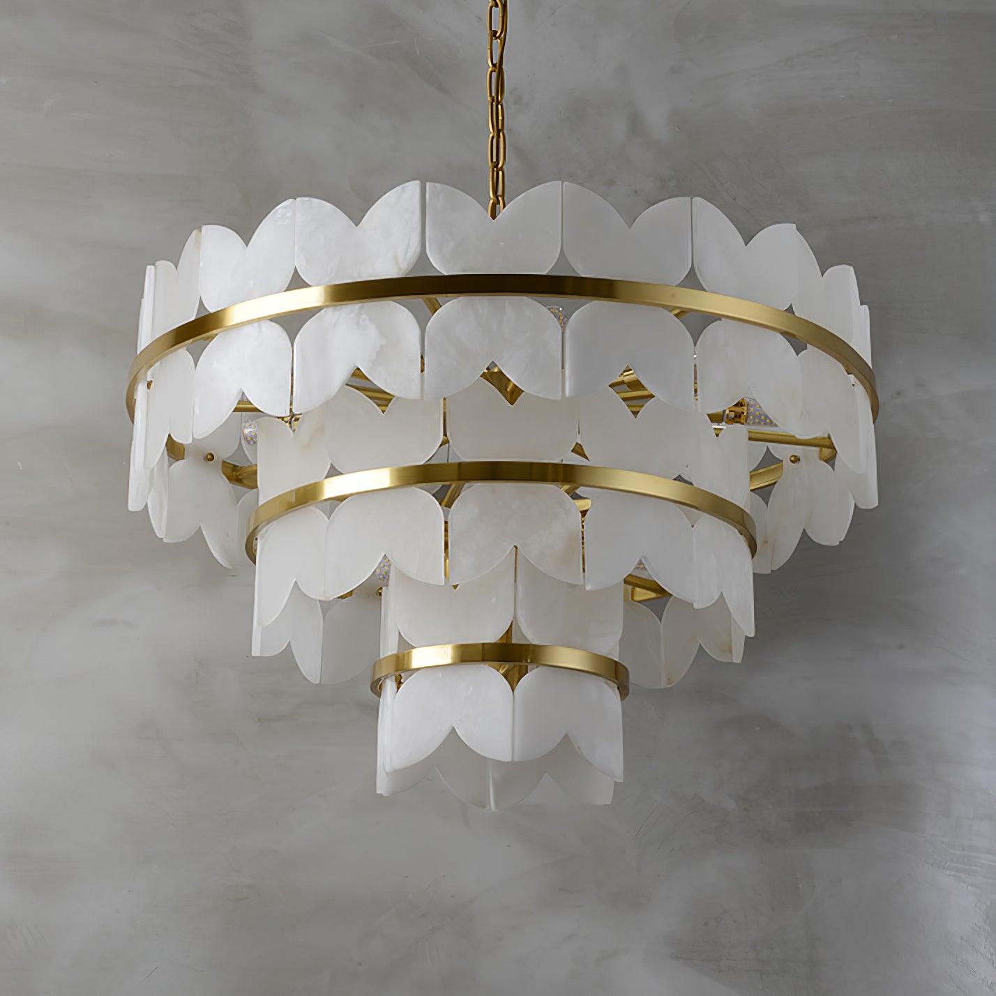 Alabaster Cloudscape Chandelier