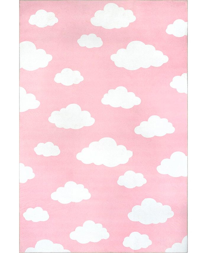 nuLoom Aurora Lilia Washable Kids Cloud 3 x 5 Area Rug