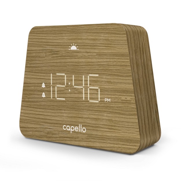 Digital Mantle Alarm Clock Lark Finish Capello