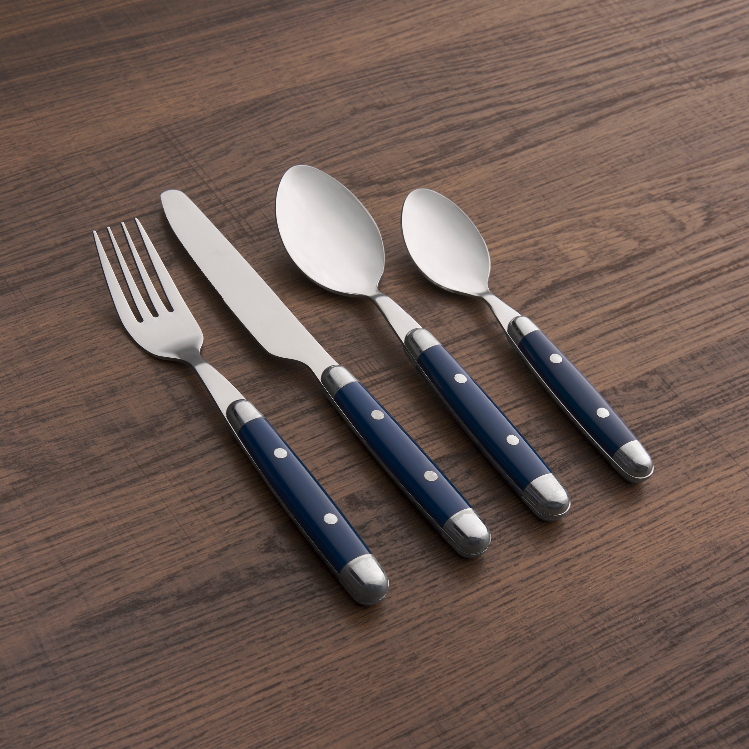 Jubilee Blue 16-Piece Flatware Set