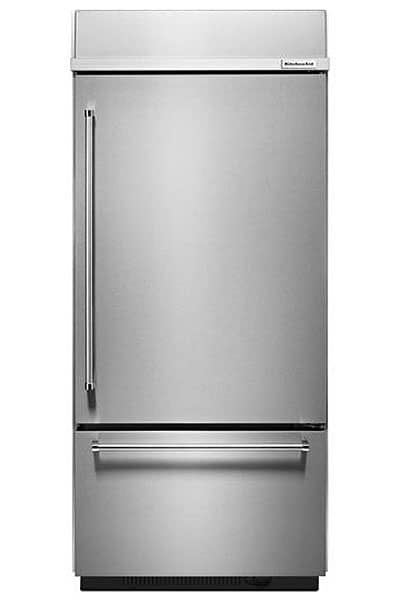 KitchenAid 20.9 Cu. Ft. Stainless Steel Built-In Bottom Freezer Refrigerator