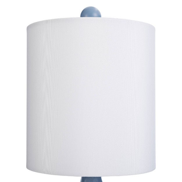 Ceramic Table Lamp Blue Finish Stylecraft