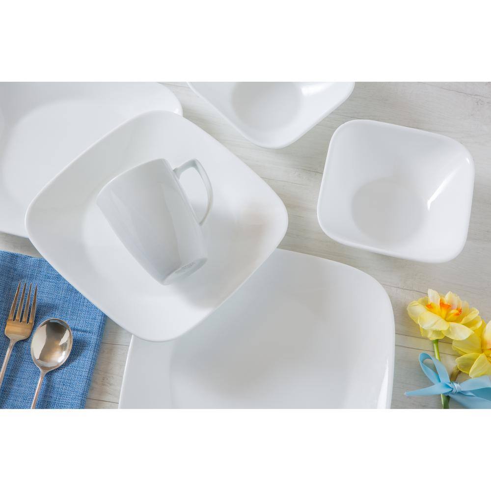 Corelle Square 32-Oz Bowl Pure White (2-Pack) 1123916