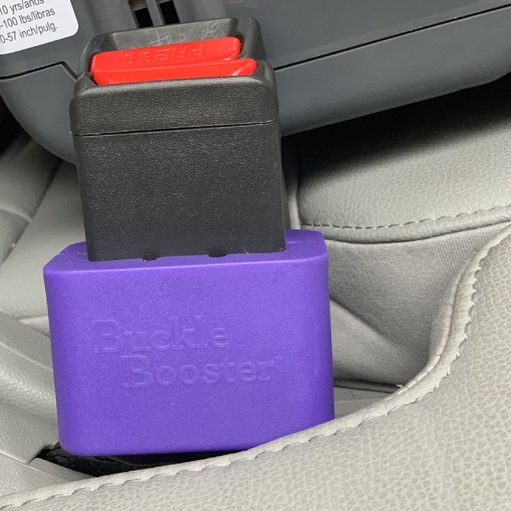 Buckle Booster 3-Pack for Seat Belts Stands Your Receptacle Up for Easy Reach - No More Floppy Buckle