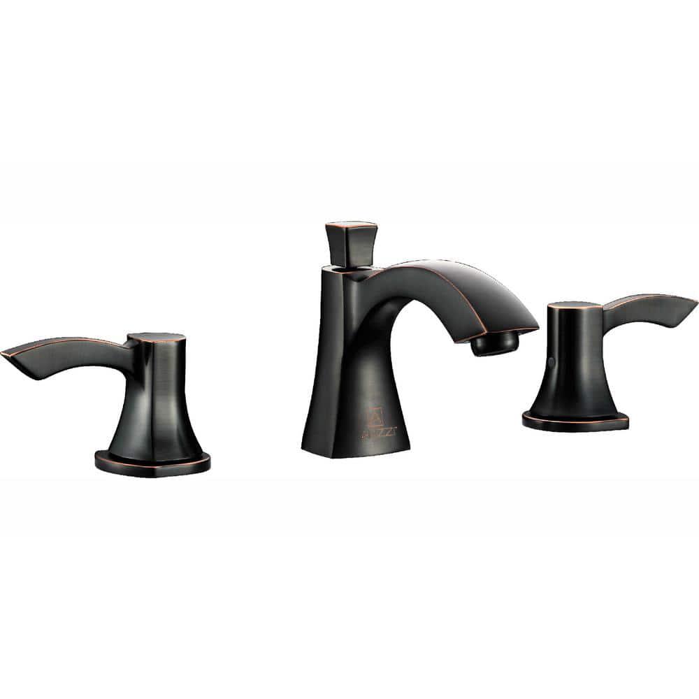 ANZZI Sonata Series 8 in Widespread 2Handle MidArc Bathroom Faucet in Oil Rubbed Bronze