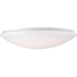 Progress Lighting Drums and Clouds Collection 28-Watt White Integrated LED Flush Mount P730007-030-30